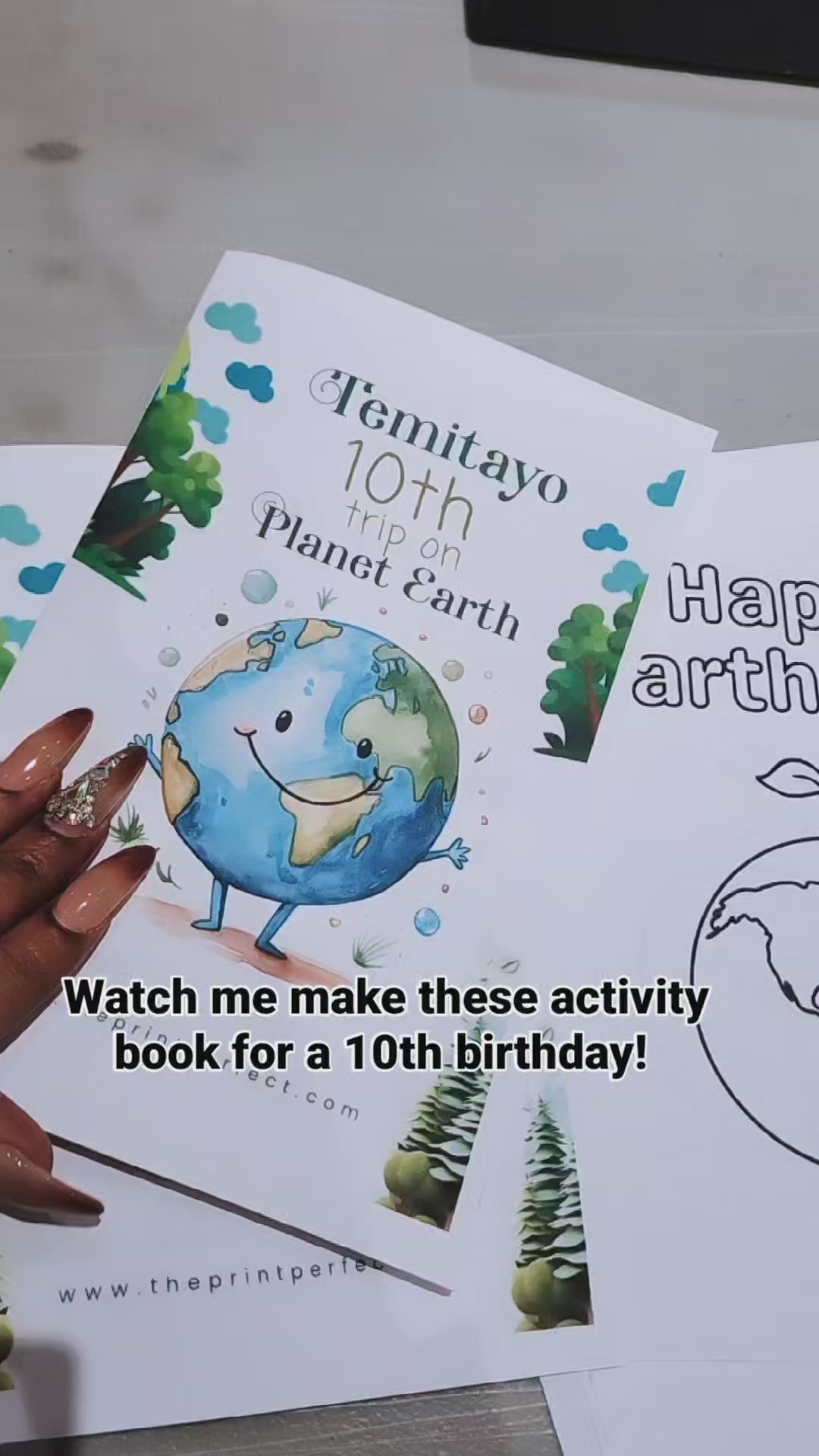 Customized Activity Book