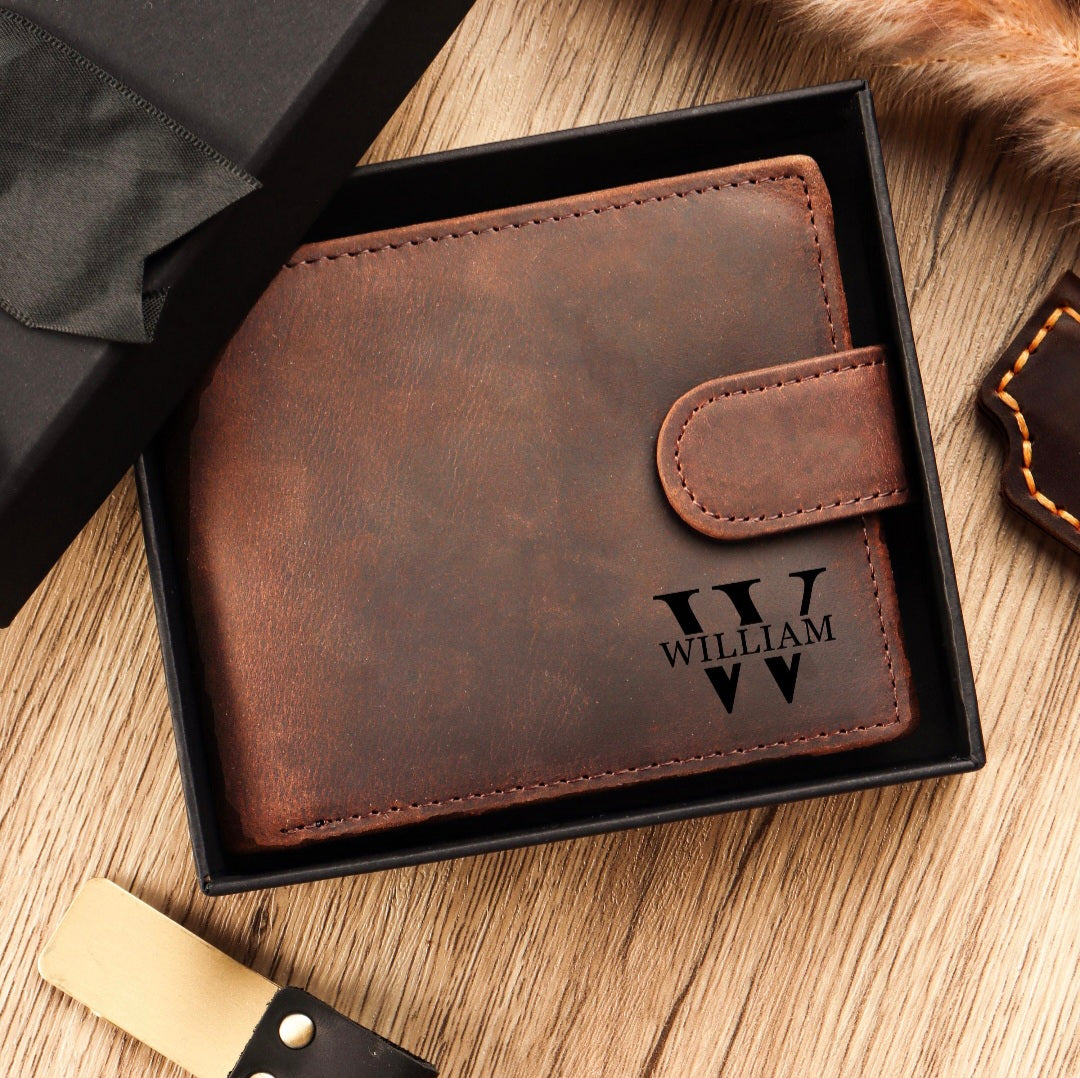 Personalized Leather Wallet