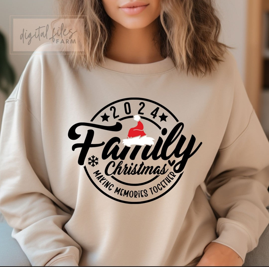 Christmas Family Crew Neck Sweater