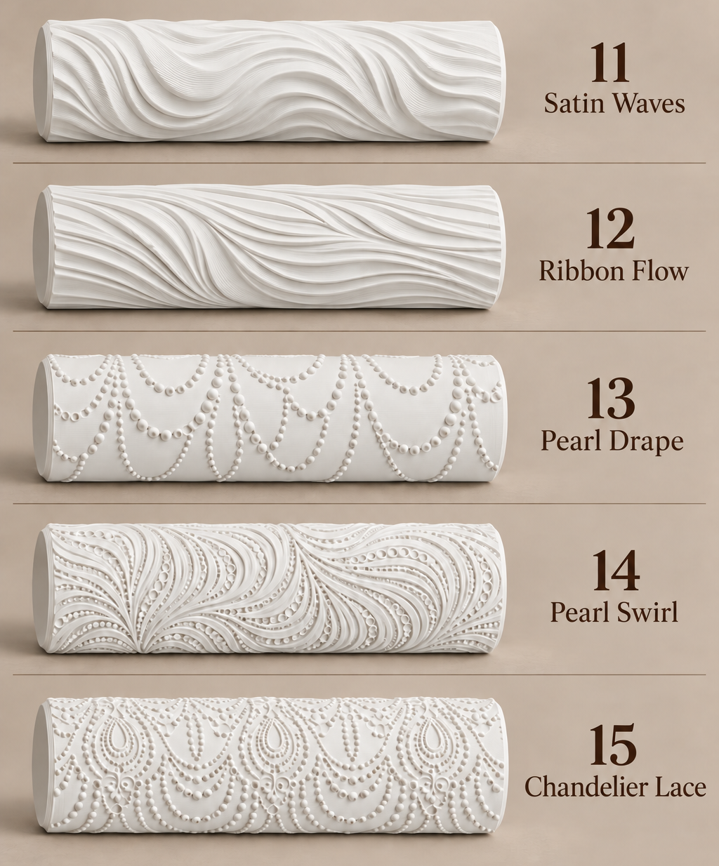 9″ Texture Roller — Choose Your Pattern