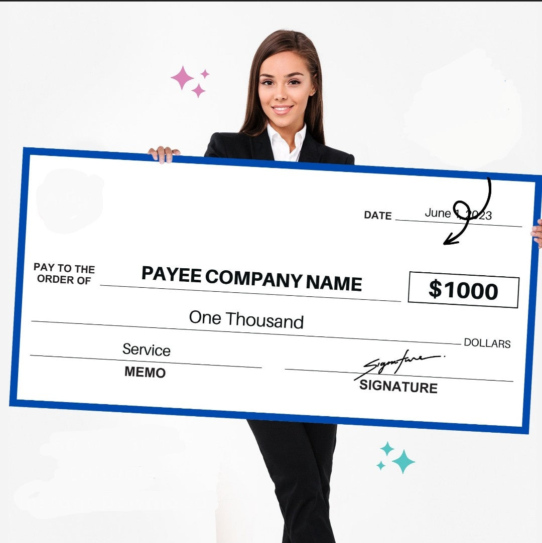 Oversized Cheques