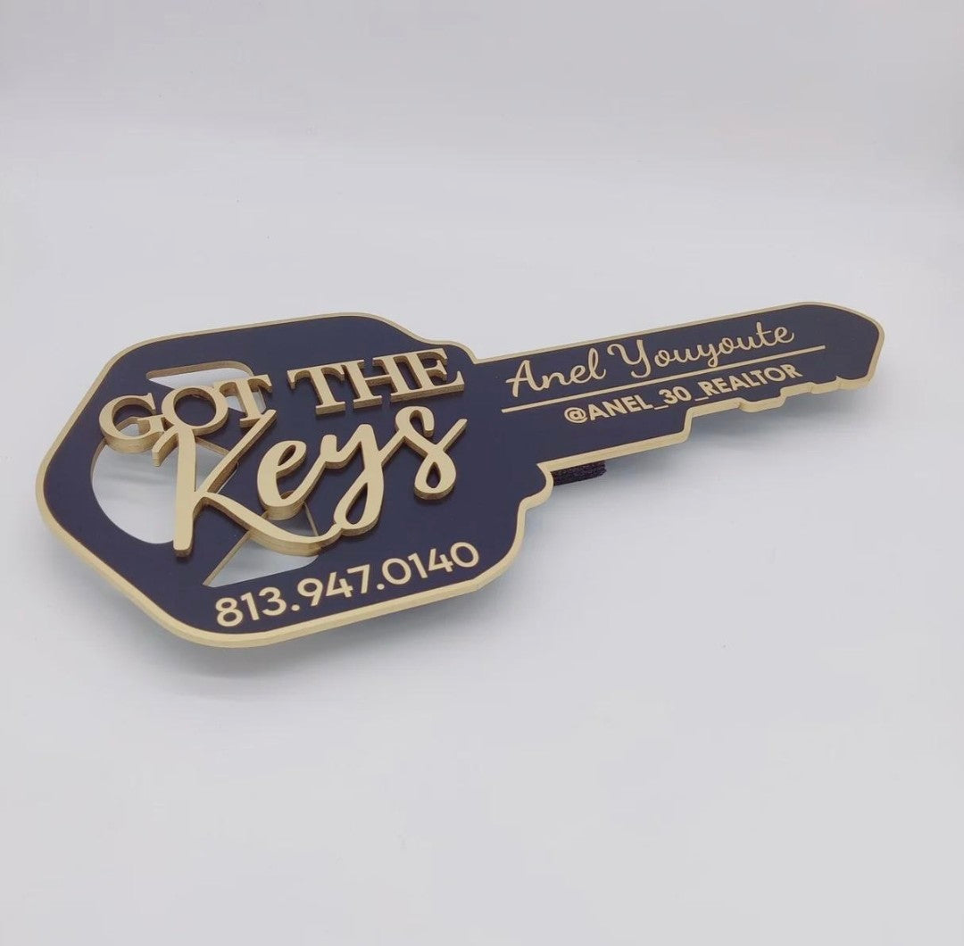 Key Sold Sign