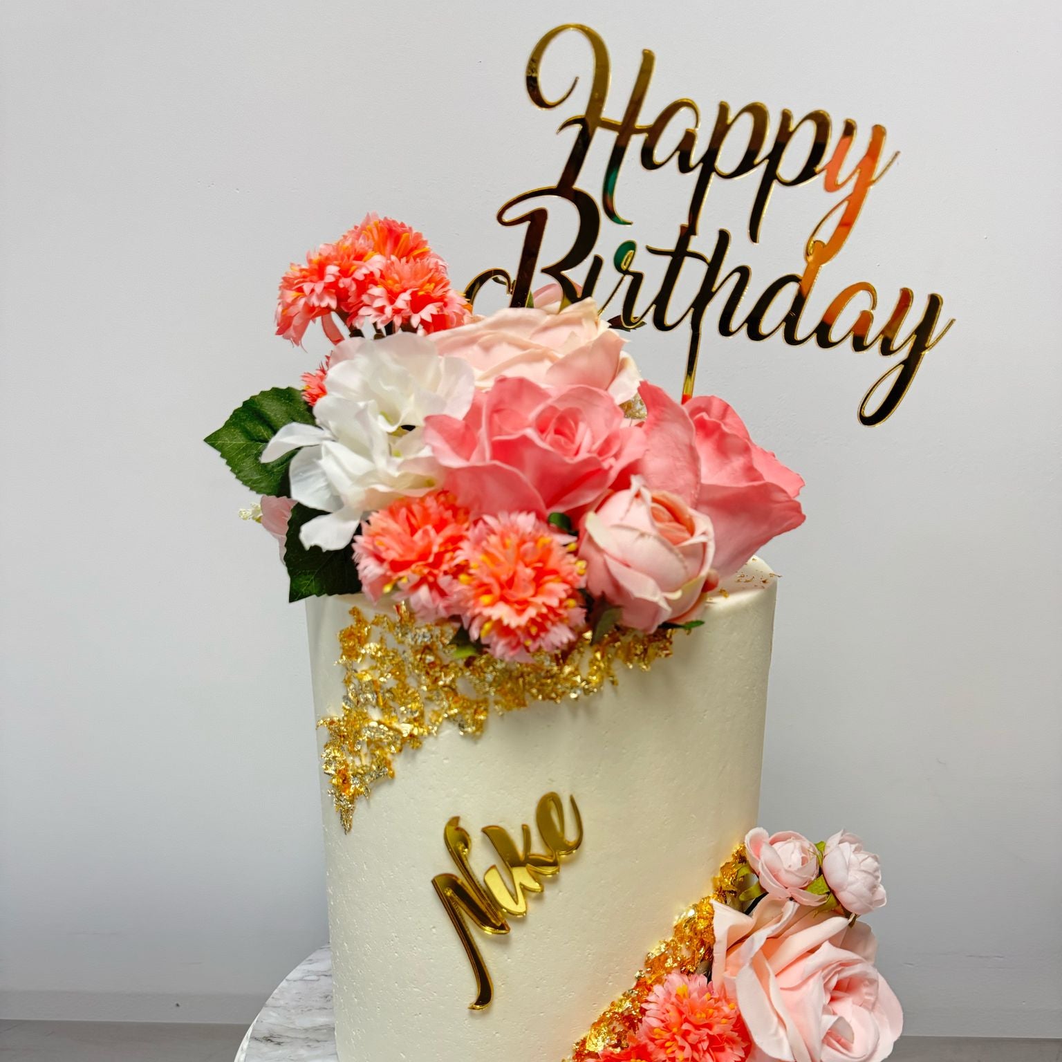 Mirrored Acrylic Cake topper