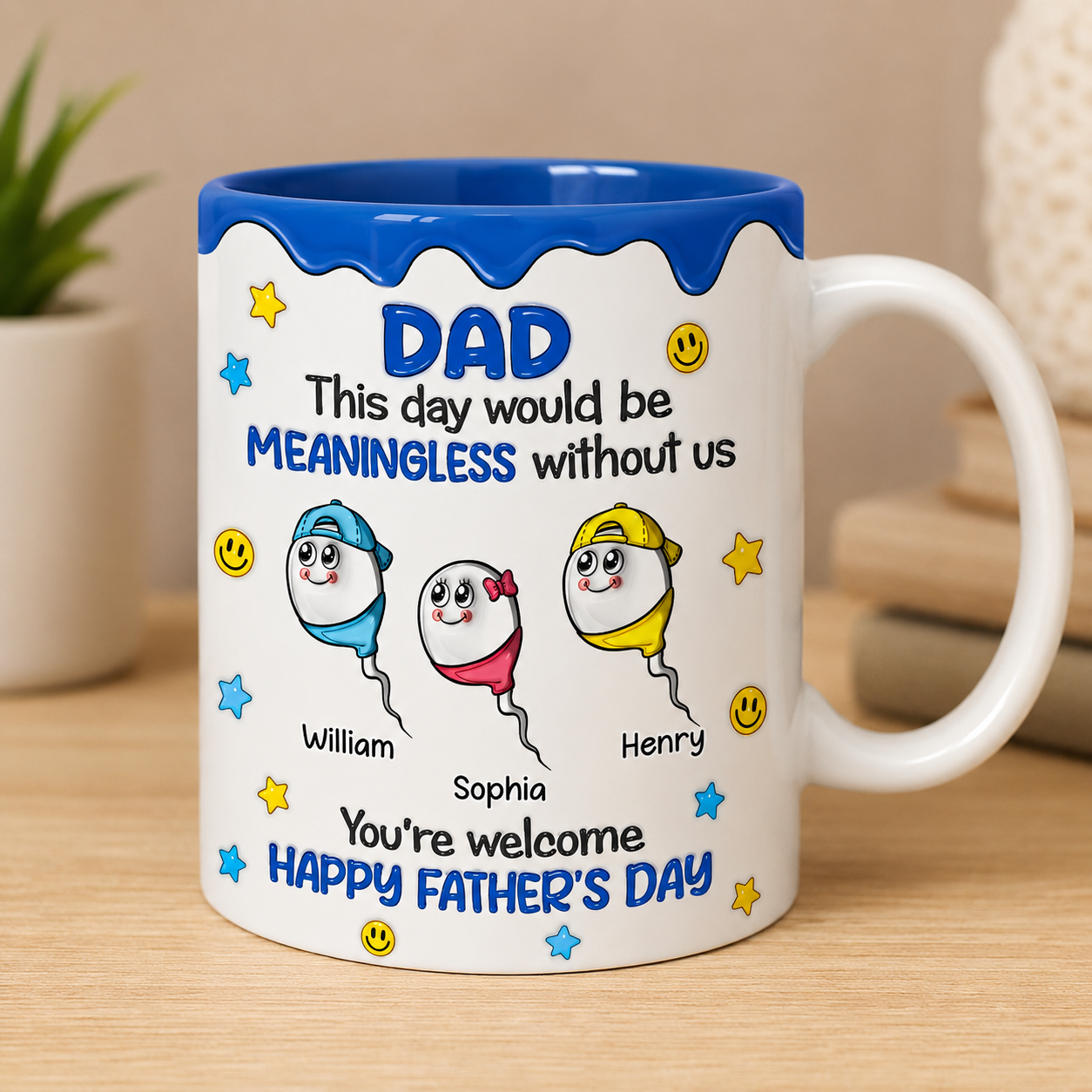 Personalized Funny Father’s Day Mug