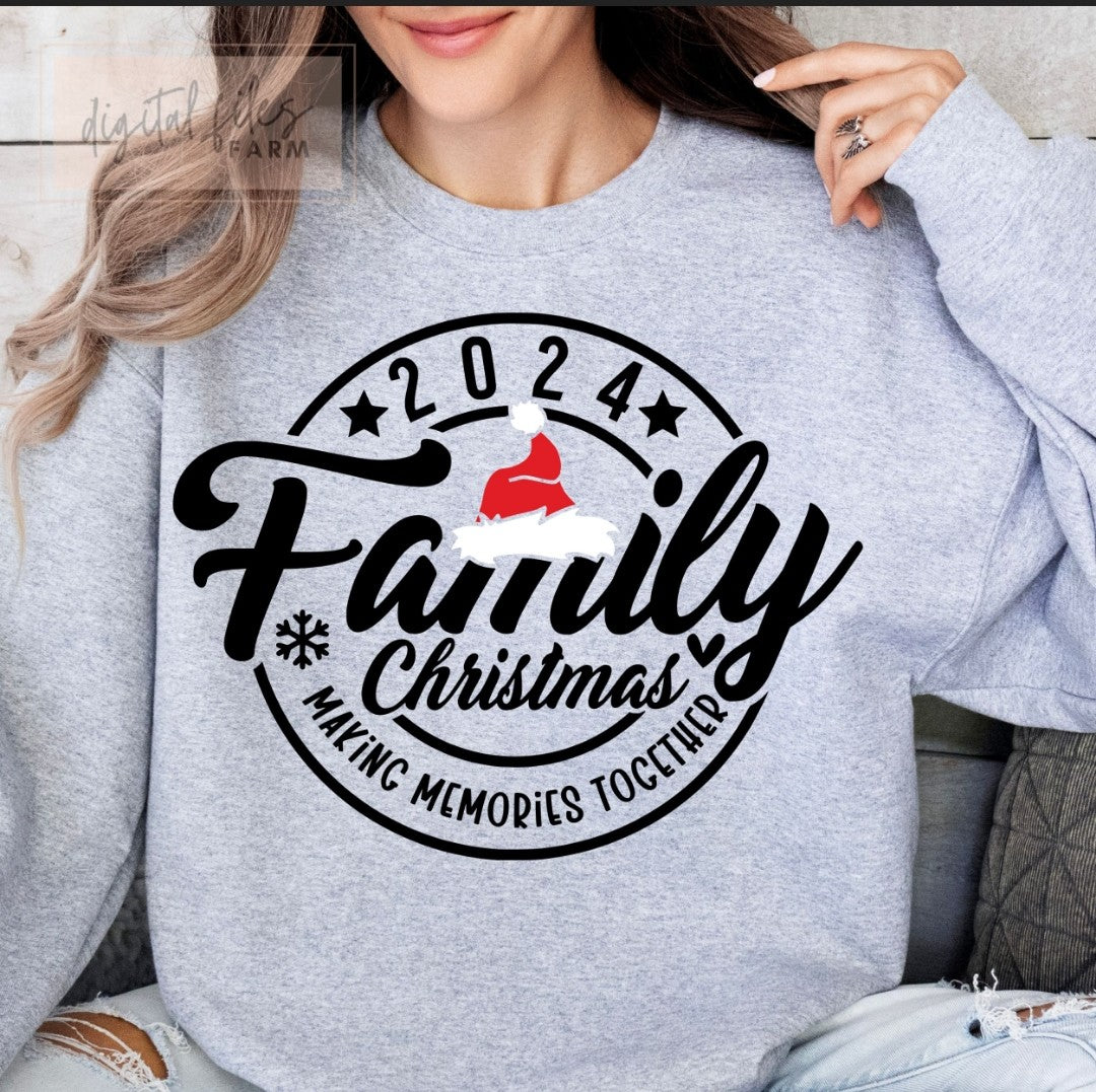 Christmas Family Crew Neck Sweater