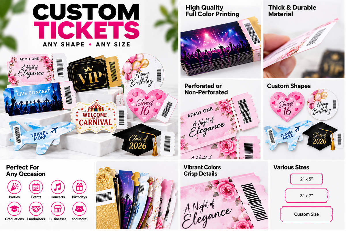 Custom Printed Tickets