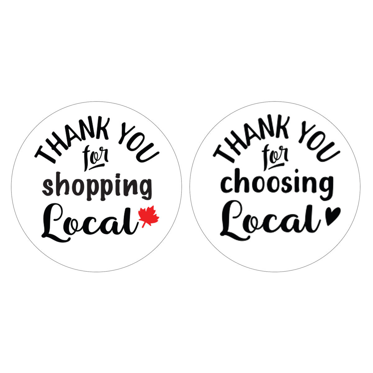 Store Below Sticker Shop local Sticker/Labels Rolls