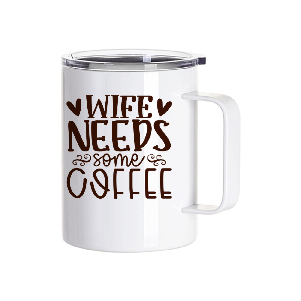 Customized 13oz Stainless Steel Coffee Cup