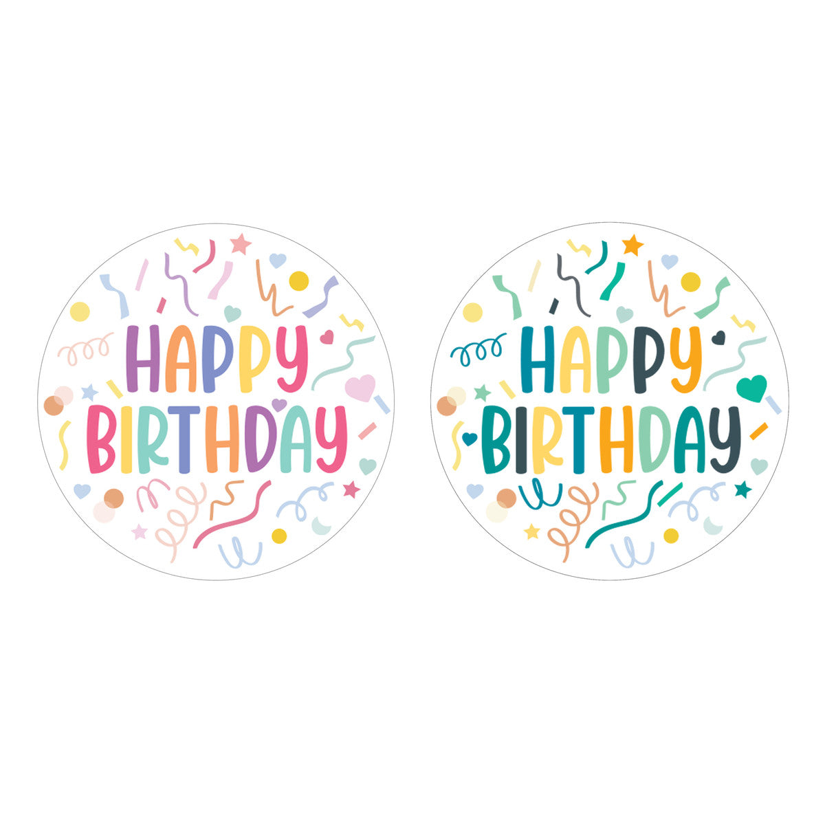 Happy Birthday Sticker/Labels Rolls
