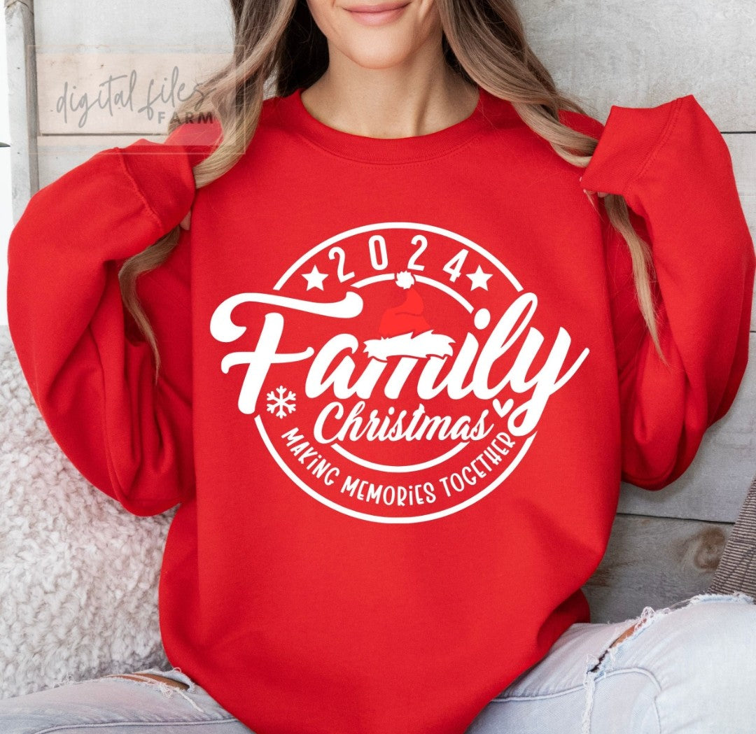 Christmas Family Crew Neck Sweater