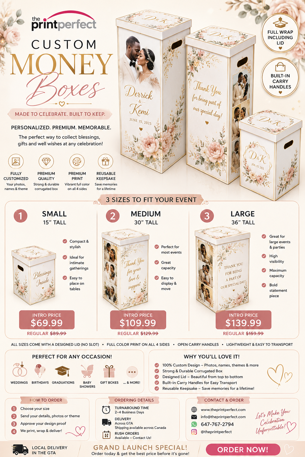 Custom Spraying Money Box