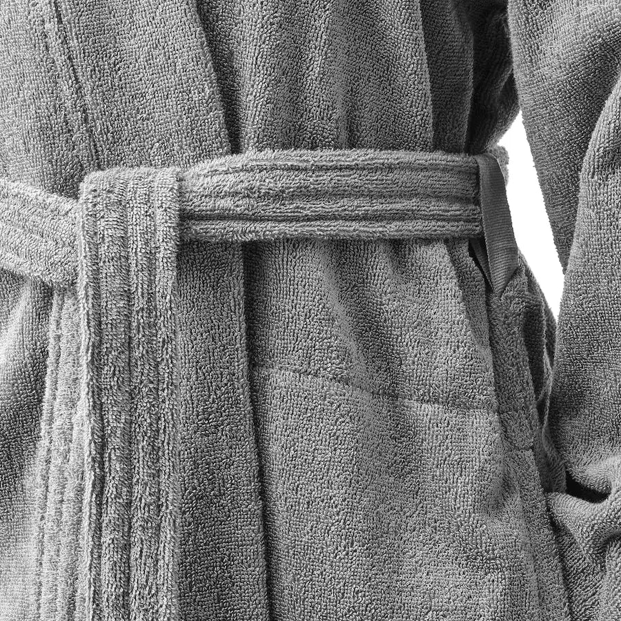 Embroidered Terry Bathrobe