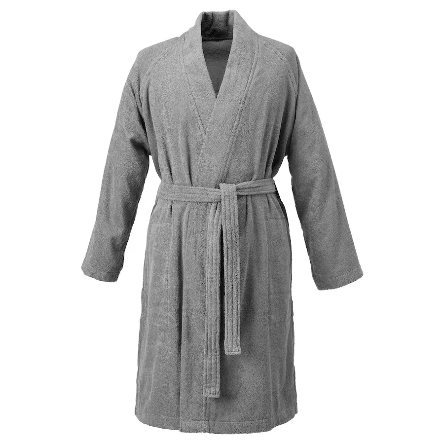 Embroidered Terry Bathrobe