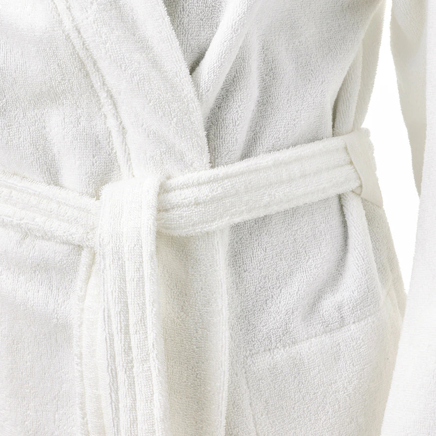 Embroidered Terry Bathrobe