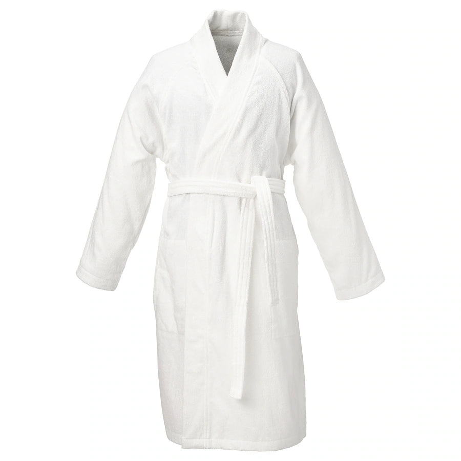 Embroidered Terry Bathrobe